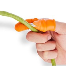 엄지커터 농작물 채소 야채 과일 수확 엄지칼 원예 칼 가위 토마토 가지 호박 가지치기, L