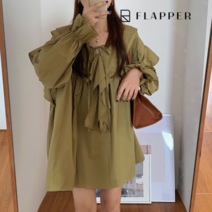 [플래퍼] FLAPPER (77까지)러플리본와이드원피스_RB3SOP014C