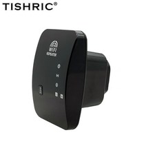 와이파이에그 휴대용와이파이 lte 라우터 데이터에그 TISHRIC 2.4G 네트워크 익스텐더 300Mbps 무선 리피터 와이파이 부스터 신호 증폭기, [02] US, [02] wifi repeater black