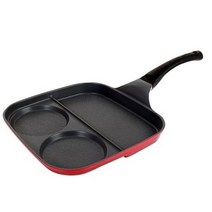 퀸센스 벨라로사 사각 나눔팬, 27cm, 1개