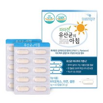파마젠 유산균의아침 200억유산균 김치유산균 온가족장건강 프로바이오틱스 락토바실러스 장용캡슐 신바이오틱스 마이크로캡슐, 1박스
