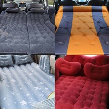 [mansubmall] 쏘렌토 스포티지 카니발 모하비 에어 매트리스 침대 목베개 물놀이 놀이방 트렁크 낚시 차박 캠핑 용품, 다크그레이