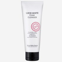 [유주&스킨와쳐스] 루시드 화이트 폼클렌저 100ml 1개 저자극세안제 노폐물제거 자연유래 식물성 계면활성제 피부보습 미세한거품 피부진정 허브아로마향
