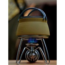 캠핑용주전자 냄비 감성 초경량캠핑주전자 백패킹, 주전자 레드