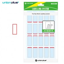 유니온 견출지 보호필름 코팅 (15x33mm) (7매입) (적색) (UL-411R), 상세페이지 참조, 상세페이지 참조