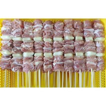 프리미엄 수제닭꼬치 순살닭꼬치 숯불 캠핑음식 안주 간식 바베큐 닭다리살 에어프라이어, 미니파닭꼬치 60g x 10EA