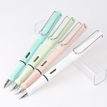 버터필감 마카롱 만년필 저가 입문 선물, OPP 비닐 케이스, 그린, EF