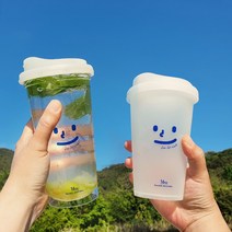 카페 감성 리유저블 냉온 겸용 반투명 투명 트라이탄 콜드컵 텀블러, 2022반투명 pp텀블러473ml