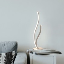 라루즈 란 플렉시블 LED 단스탠드 전구색, 화이트