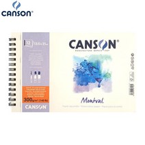 CANCON 캔손 몽발 스프링제본 스케치북 300g 13.5x21cm