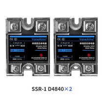 온도 컨트롤러 디지털 온도 컨트롤러 조절기 ℃ 릴레이 열전대 프로브 히트 싱크, 05 2pcs SSR-40DA