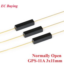 20 GPS-11A 리드 스위치 센서 3x11mm 자기 정상 열림 DIY 키트 없음