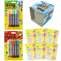 [아모스 공식몰] 아모스 반짝 버터슬라임 만들기 4종 (아이슬라임 키즈 투명 22oz+ 반짝이풀 메탈릭 컨페티 중 택1 + 아이솜 6종 중 2개), 9 아이슬라임키즈 투명 22oz+컨페티+연초록+노랑
