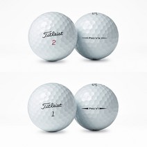 타이틀리스트 PRO V1 PRO V1X 로스트볼 흰색 A-급 30알