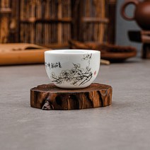 경덕진 고급 설매화 찻잔 중국 다기 다도 녹차 보이차, 단품, 1개