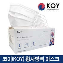 코이 황사방역마스크 덴탈마스크(50매) 국내생산, 50매