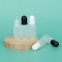 다올마켓 PE 니들 뾰족공병 10ml 막힌속캡 액상소분 잉크통 오일통 다용도 소분통, 검정캡, 1개