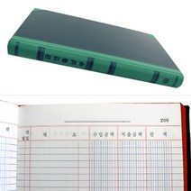 [문구조아] 동신장부 200P A4 금전출납부 장부, 2개
