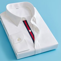 남성 캐주얼 셔츠 패션 꿀벌 자수 정장 비즈니스 슬림 피트 와이셔츠