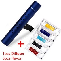 거치형 필터교체없는 차량용 공기 청정기 인테리어 에어 벤트 향수 여성 용품 퍼퓸 향료, 10 Blue-5 air