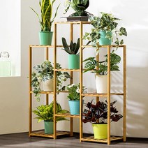 화분정리대 루킨스 렌더 830 대나무원목 화분선반