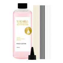 유멜 시그니처 디퓨저 리필 오일, 피치코튼, 1000ml