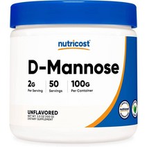 뉴트리코스트 디만노스 분말 100g 2팩 Nutricost D-Mannose Powder