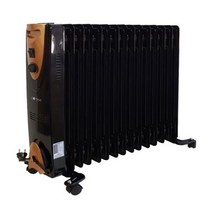 코멕스 RU-215BR 전기 오일 라디에이터 쪽난로 15핀 블랙 동파방지