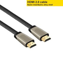 스플리터 스위처용 HDMI 2.0 케이블 코드 V2.0 HDR ARC CEC HDCP 2.2 PS5 PS4 프로 Xbox 애플 TV 노트북 컴퓨터용 4K 60Hz, [02] Nylon braided, [02] 1m