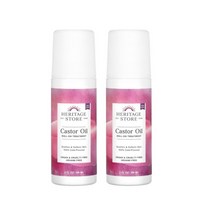 헤리티지스토어 캐스터 오일 롤-온, 90ml, 2개