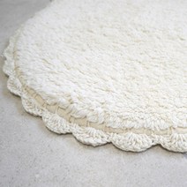 핸드메이드 수입 발매트 코튼 순면 40X120cm, 01.아이보리(40X120cm)