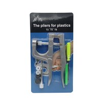 제본기 스프링제본기 바인딩 1Pcs 금속 압력 펜치 플라스틱 스냅 버튼 설치 DIY 도구 T3T5T8 바느질 액세서, 01 Silver_01 1 Pcs