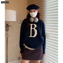 레터링 루즈핏 풀오버 귀엽고 편안한 캐주얼 나른 패션 크리스마스 새빨간