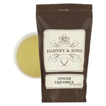 Harney & Sons 페퍼민트 티 | 50개, 50 Count (Pack of 1), Ginger & Liquorice