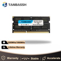 TANBASSH-노트북 메모리 램 4GB 8GB DDR3 1600MHz 1333MHz 1.35v 1.5v Sodimm, [04] 4GB 1600 1.5v, 04 4GB 1600 1.5v