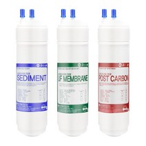 [필터테크] WPU-B200CRE 전체세트 정수기필터호환 고급형 9인치 단방향 (UF), 상세 설명 참조