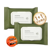 이니스프리 올리브 리얼 클렌징 티슈, 30매, 2개