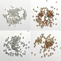 시드비즈 세트 모음 씨드비즈 공예 재료 키트, 누름볼 실버 3mm