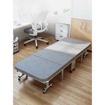 좁은방 사무실 병원 간이 침대 접이식 각도조절, 폭80cm (등받이 조절가능)