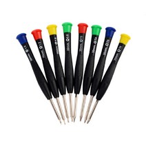 키알리 안경 나사 드라이버 작은 나사 별나사 미니 십자 드라이버 일자 정밀 드라이버 8P, 1개