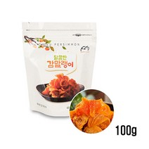 영동 신농 달콤 말랑한 반건시 곶감 감말랭이 파우치 지퍼백 실속형 영양간식 100g 10팩, 10개