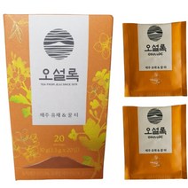 오설록 제주 유채꿀 티 20개입 티백 오설록 티세트