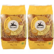 ALCENERO 아르체네로 유기 전립분 후실리 500g 2팩