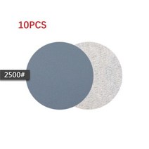 3인치 실리콘 카바이드 샌딩 디스크 10 개 습식/건식 패드 샌드페이퍼 240-10000 그릿 폴리싱 연마 공구, 10 2500