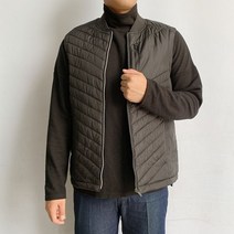 정진기획 남자 롱 경량 숏 야상 패딩 조끼 데이빗