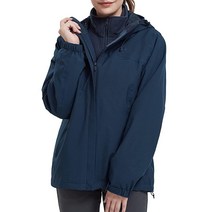 CAMEL CROWN 여성용 스키 재킷 3 in 1 스노우 겨울 코트 방수 방풍 플리스 후드 재킷 마운틴 스노우보드 파카 퍼플., Medium