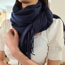 주하트 부드러운 캐시미어터치 보풀제로 남자 여자 무지 롱 데일리 빅 머플러 (5color)