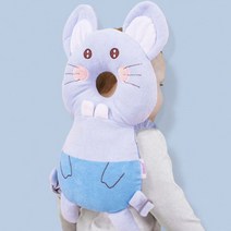 아기머리 머리쿵 보호대 두상교정 쿠션, 벌 블루