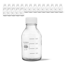 눈금 유리병, 20개, 500ml.