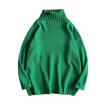 커플니트 겨울 가을 두꺼운 반목 스웨터 남자 트렌드 와이드 루즈핏 개성 클래식 학원 무드 코트 아우터 2665982991